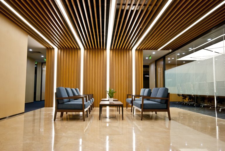 Iluminación LED para oficinas, zonas de recepción y salas de espera