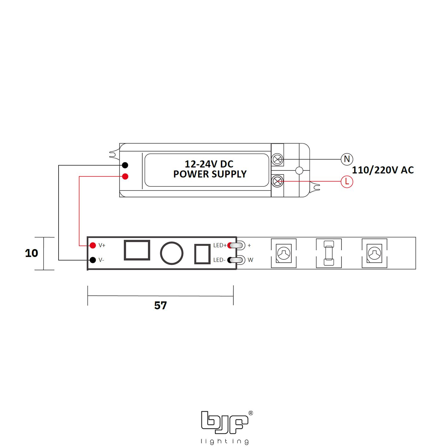 SENSOR DE LUZ+PRESENCIA AJUSTABLE 12-24V 8A 3 Sensor De Luz+Presencia Ajustable 12-24V 8A Esquema