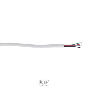 MANGUERA REDONDA BLANCA 4x0.25mm 5∅ 1m