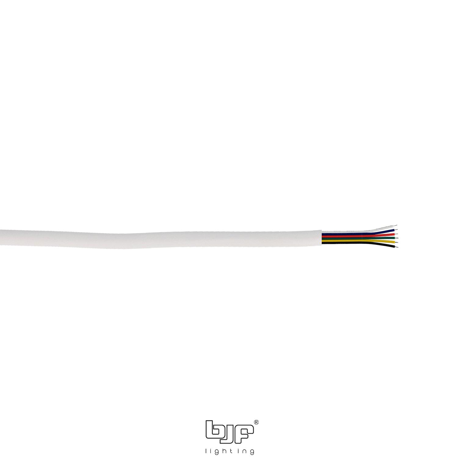 Manguera Redonda Blanca 6X0.25Mm 6.5∅ 1M