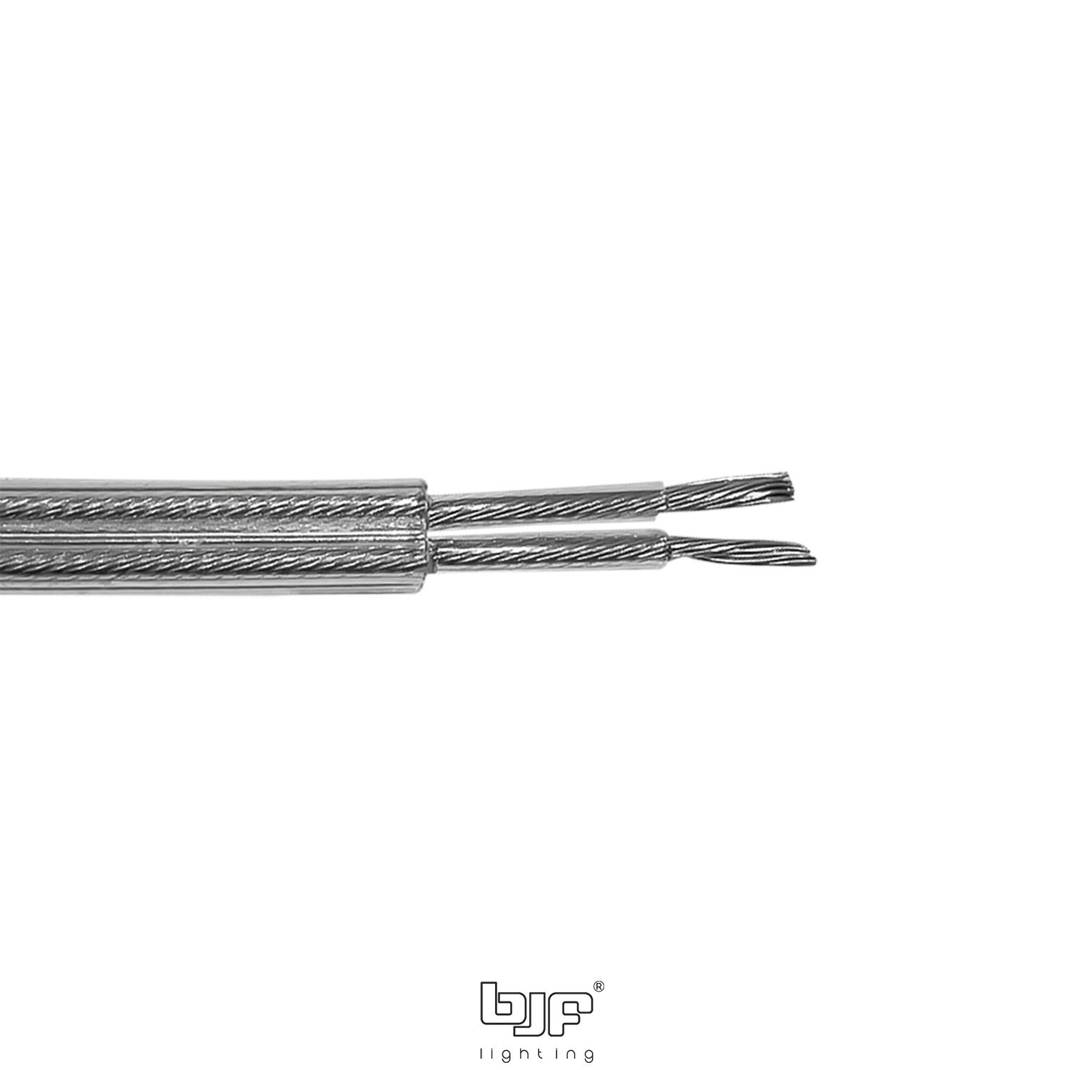 MANGUERA (1m) 1 Manguera Redonda Transparente 2X0.25Mm 2∅ 1M