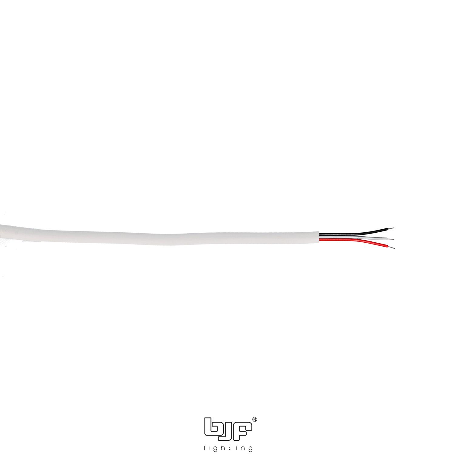 MANGUERA (1m) 3 Manguera Redonda Blanca 3X0.25Mm 5∅ 1M