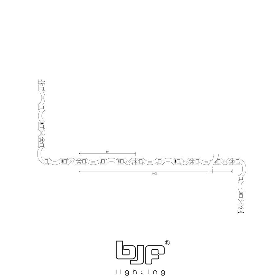 Tira Led Basic 10W 60Led Tipo S Esquema