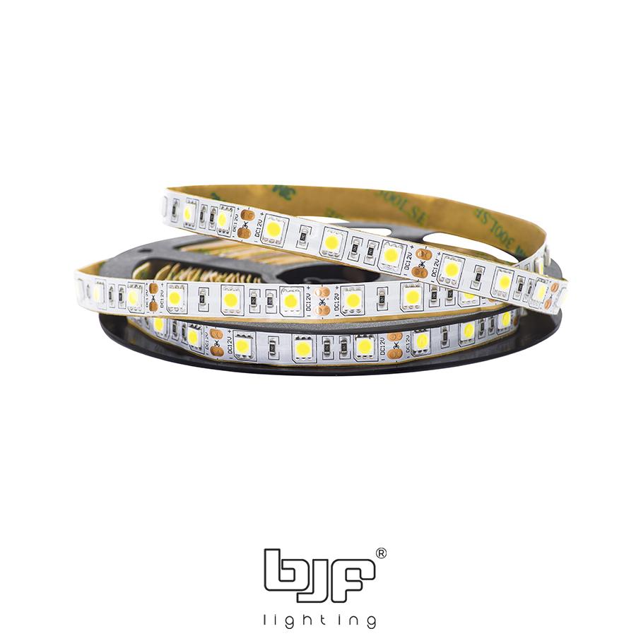 TIRA 12V BASIC 14,4W/m 60LED/m SMD5050 IP20 BLANCO CALIDO 3000K 1m 1 Tira 12V Basic 14,4W/M 60Led/M Smd5050 Ip20 Blanco Calido 3000K 1M