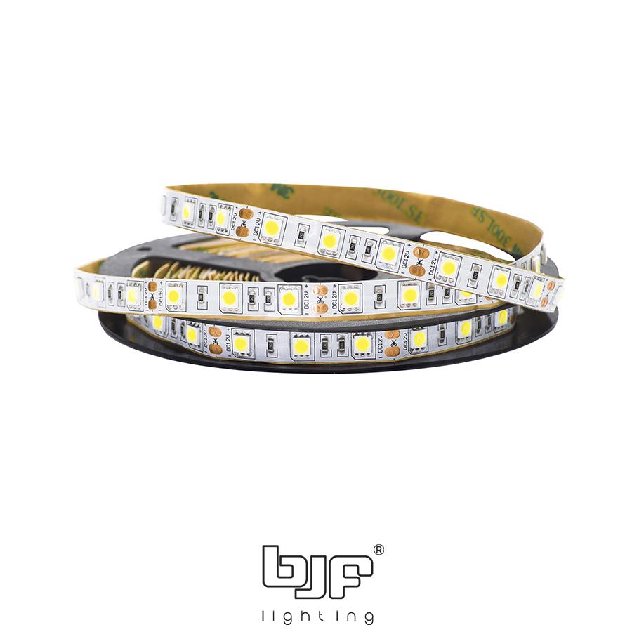 TIRA 12V BASIC 14,4W/m 60LED/m SMD5050 IP67 VERDE