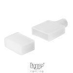 TAPONES DE SILICONA PARA TIRAS LED + CON CUELLO + 10 MM