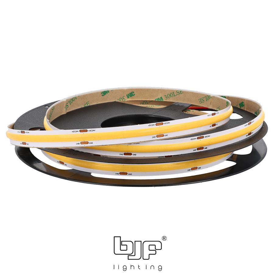 Tira Led 24V Pro Cob 4,8 W/M 480 Led/M Ip20 Blanco Frio 6000K 1M