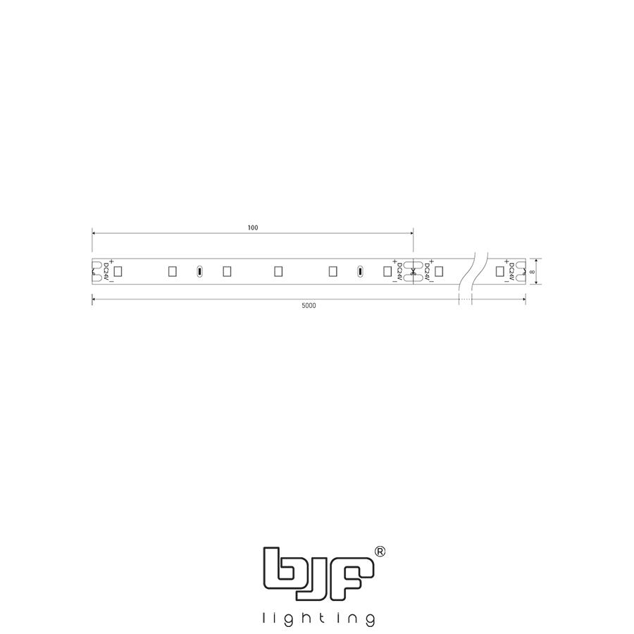 Tira Led Pro Series 4,8W 60Led Esquema