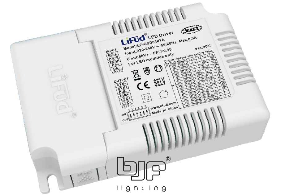 FUENTE CORRIENTE CONSTANTE 24V LIFUD DALI2/PUSH/0-10/PWM/RX 20W 2 Fuente Corriente Constante 24V Lifud Dali2/Push/0-10/Pwm/Rx 20W