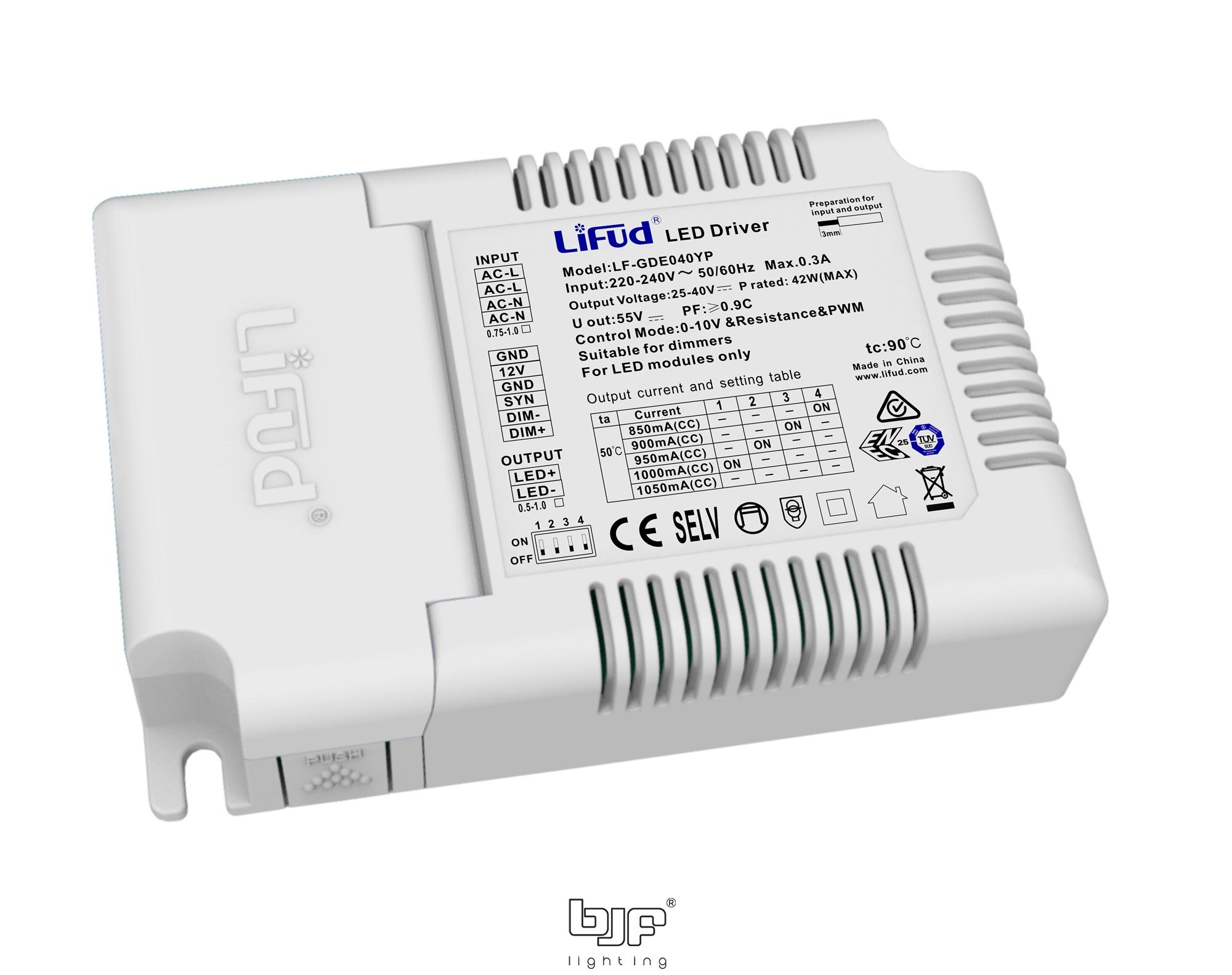 FUENTE CORRIENTE CONSTANTE 24V DALI2/PUSH/0-10/PWM/RX 40W 1 Fuente Corriente Constante 24V Dali2/Push/0-10/Pwm/Rx 40W