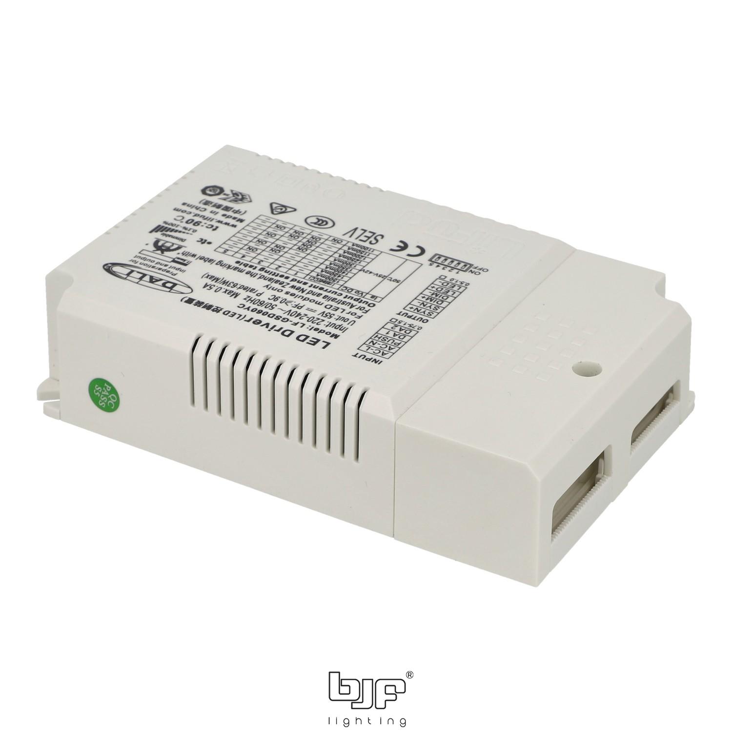 FUENTE CORRIENTE CONSTANTE 24V DALI2/PUSH/0-10/PWM/RX 60W 3 Fuente Corriente Constante 24V Dali2/Push/0-10/Pwm/Rx 60W