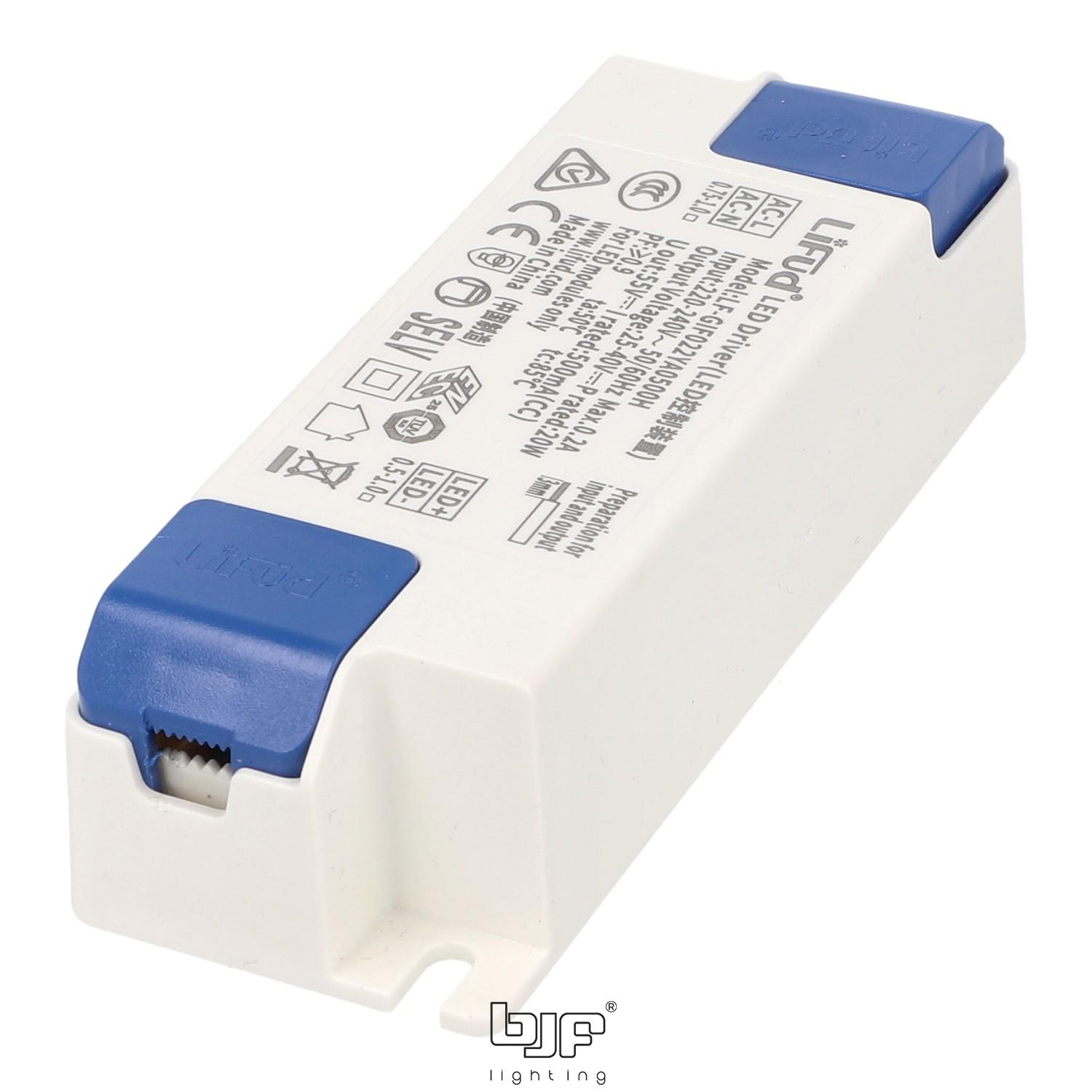 FUENTE CORRIENTE CONSTANTE LIFUD 25-40V 20W IP20 4 Fuente Corriente Constante Lifud 25-40V 20W Ip20