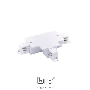 CONECTOR T CARRIL TRIFASICO EMPOTRADA BLANCO MATE