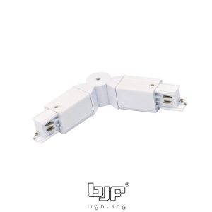 CONECTOR 210∅ RIGIDO CARRIL TRIFASICO BLANCO MATE