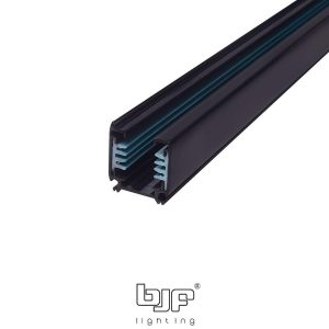 CARRIL ELECTRIFICADO TRIFASICO NEGRO MATE 2m