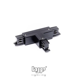 CONECTOR T CARRIL TRIFASICO IZQUIERDA NEGRO MATE