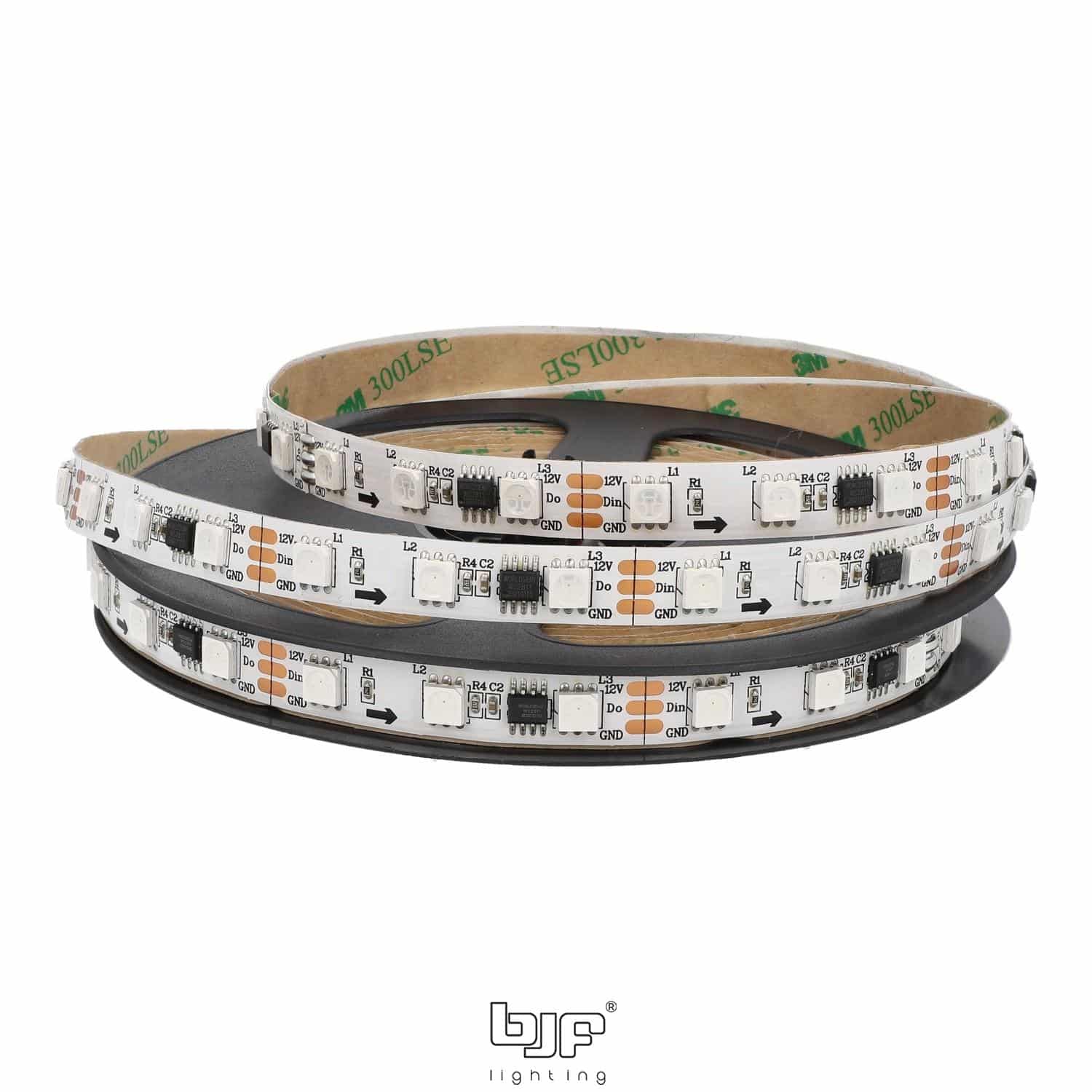 Tira 12V Pro Digital 18W/M 60Led/M Ws2811 Smd5050 Ip67 Rgb 1M