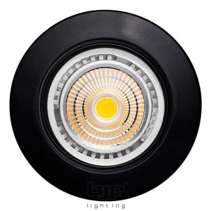 SPOT REDONDO BASCULANTE ∅74mm NEGRO MATE