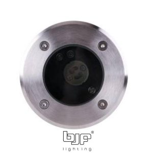 BALIZA REDONDA SUELO EXTERIOR IP65 INOX GU10
