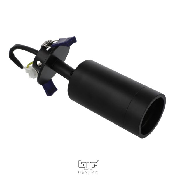 Foco Led Semiempotrado Gu10 Negro Mate