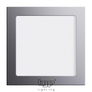 DOWNLIGHT LED GRIS CUADRADO REGULABLE 6W BLANCO CALIDO