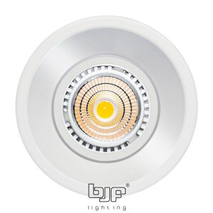 SPOT REDONDO CONCAVO ALUMINIO Ø75mm GU10 BLANCO MATE