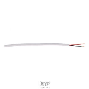 MANGUERA REDONDA BLANCA 2X0.25mm 4,5Ø 1 METRO
