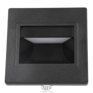 BALIZA INTERIOR NEGRO MATE BLANCO CALIDO 1,5w