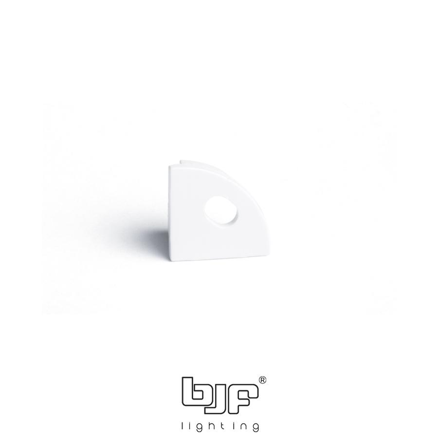 TAPA LATERAL PERFIL L493 NEGRO MATE 1 Tapa Perfil Esquinero L493
