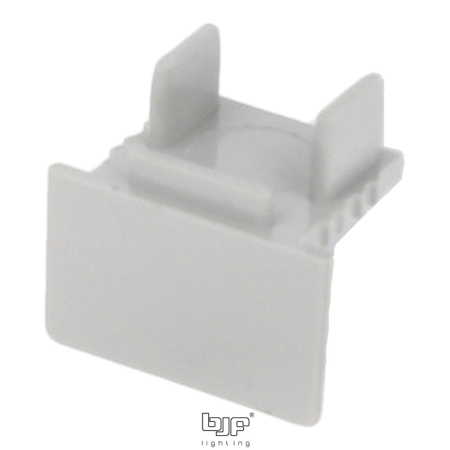 KIT PERFIL DE EMPOTRAR L535+DIFUSOR OPAL+2 TAPAS PLATA 2m 4 Tapa Lateral Perfil L535
