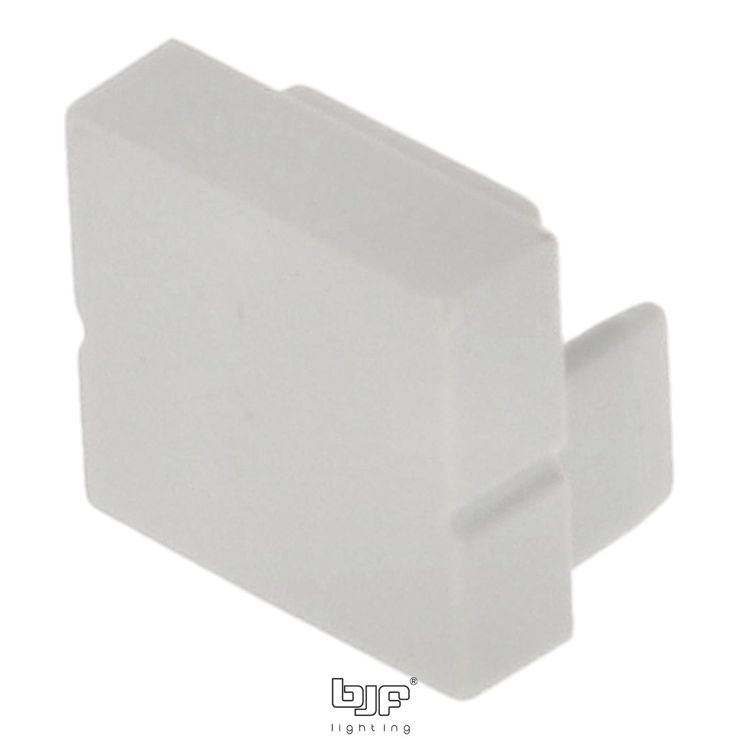 KIT PERFIL DE SUPERFICIE L537+DIFUSOR OPAL+2 TAPAS+3 GRAPAS PLATA 2m 3 L537 Perfil Led De Superficie Tapa