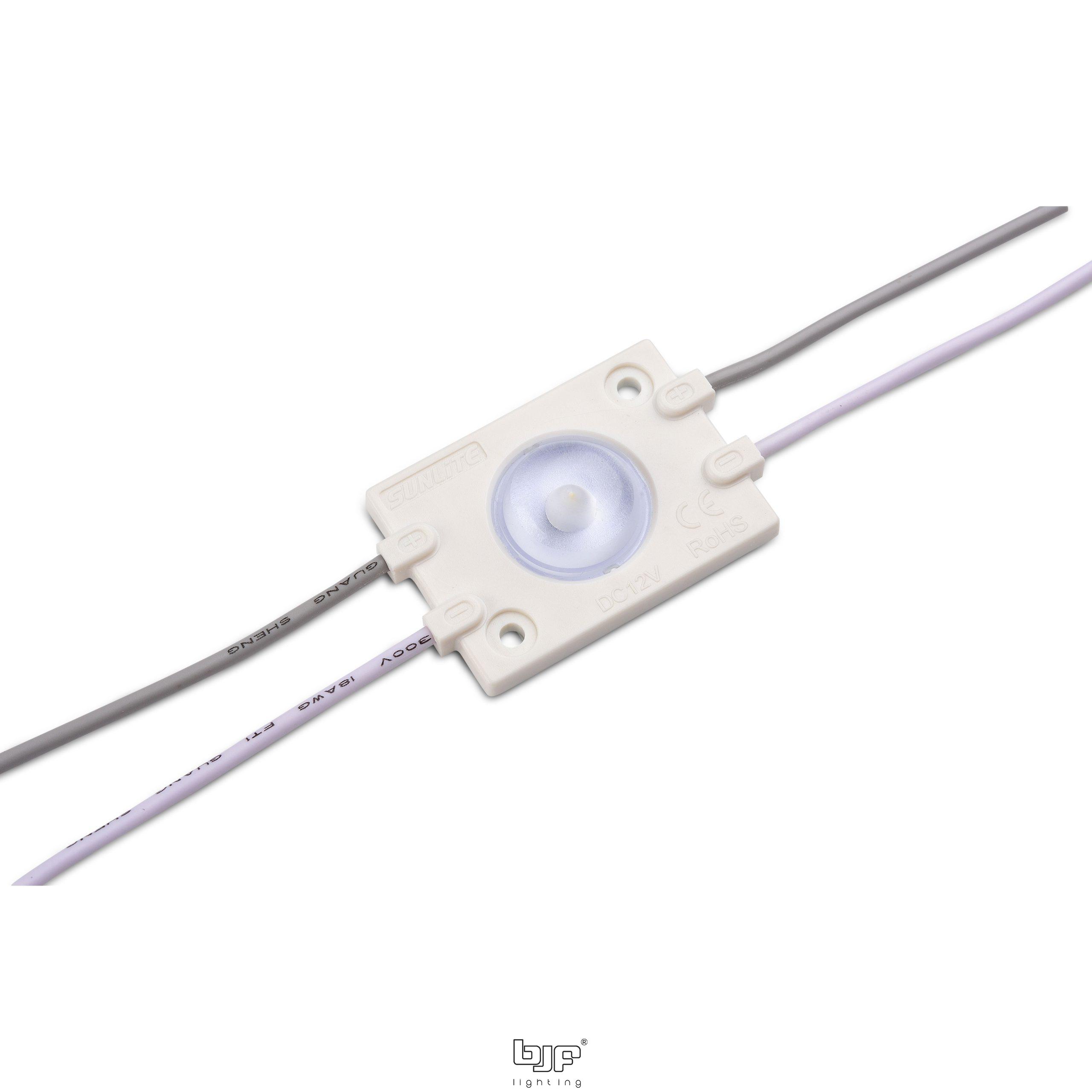 MODULO ROTULOS 1 LED C/LENTE 170º 0.72W BLANCO FRIO 1 Modulo Rotulos 1 Led C/Lente 170º 0.72W Blanco Frio