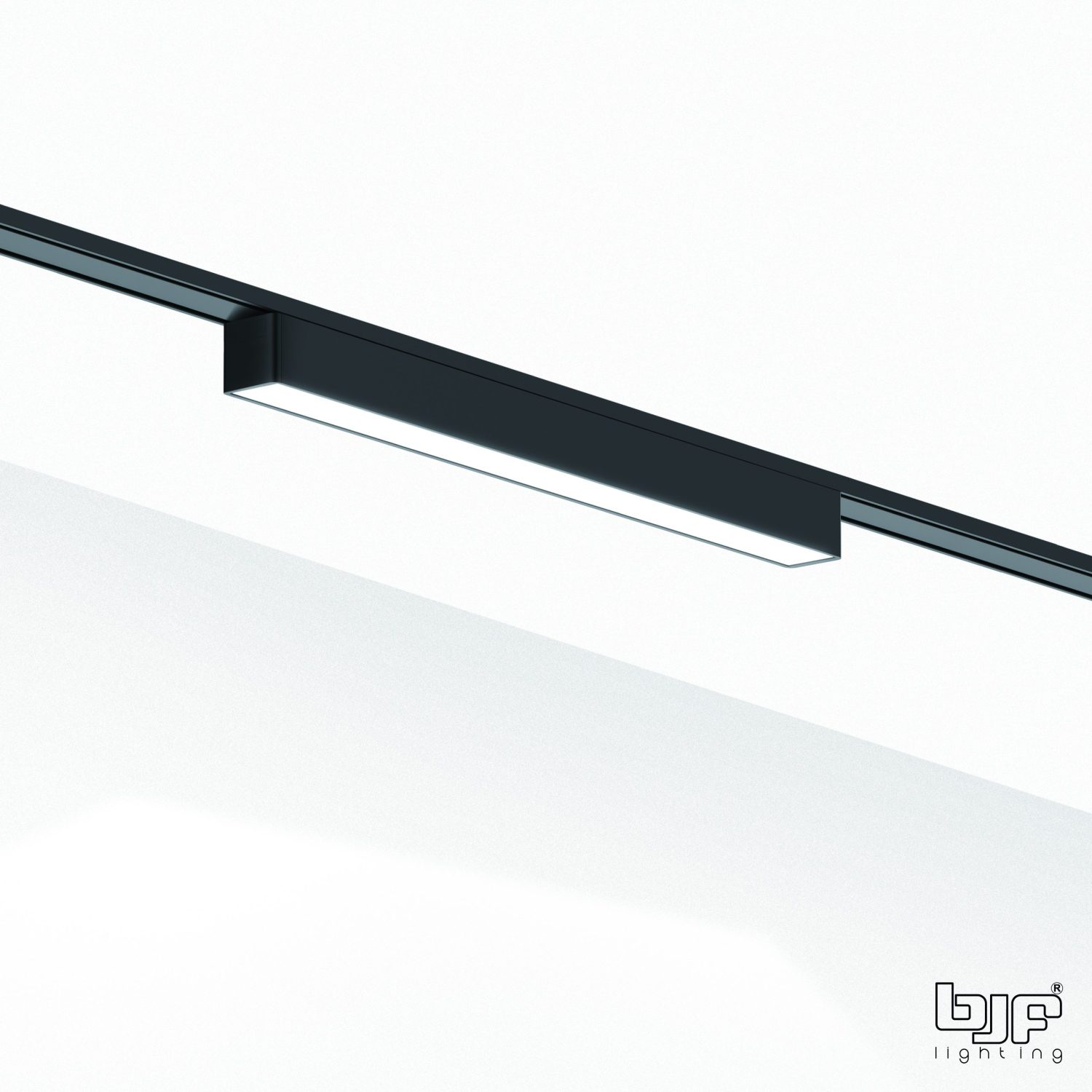 FOCO CARRIL MAGNETICO LINEAL CON DIFUSOR 30W 3CCT NEGRO MATE 3 Sistema Focos De Carril Magneticos