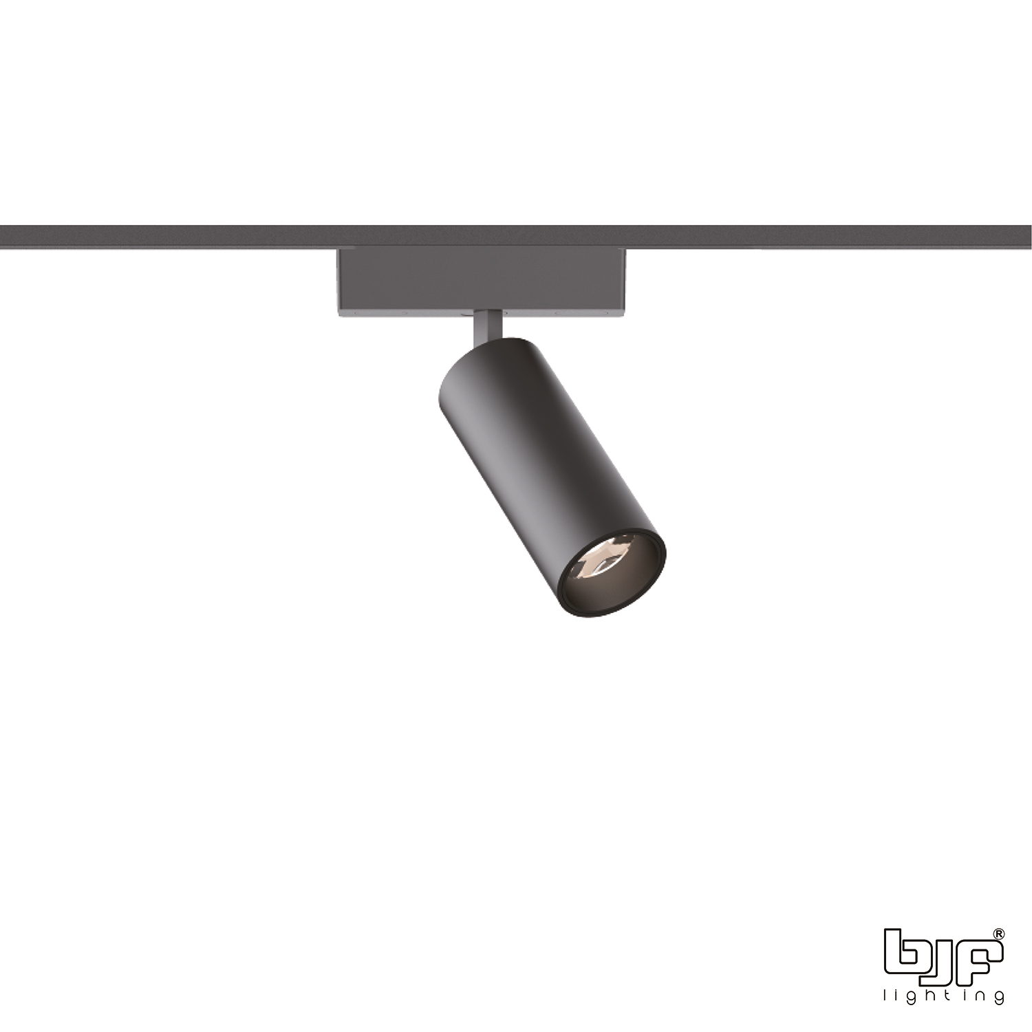 FOCO DE CARRIL MAGNETICO GRANDE NEGRO MATE 3 Sistema Focos De Carril Magneticos