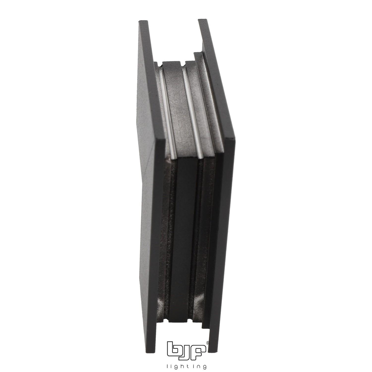 UNION PARED A TECHO NEGRO PARA CARRIL MAGNETICO PROFUNDO 047-4400 / 047-440 3 Union Pared A Techo Negro Para Carril Magnetico 047-4400 / 047-440