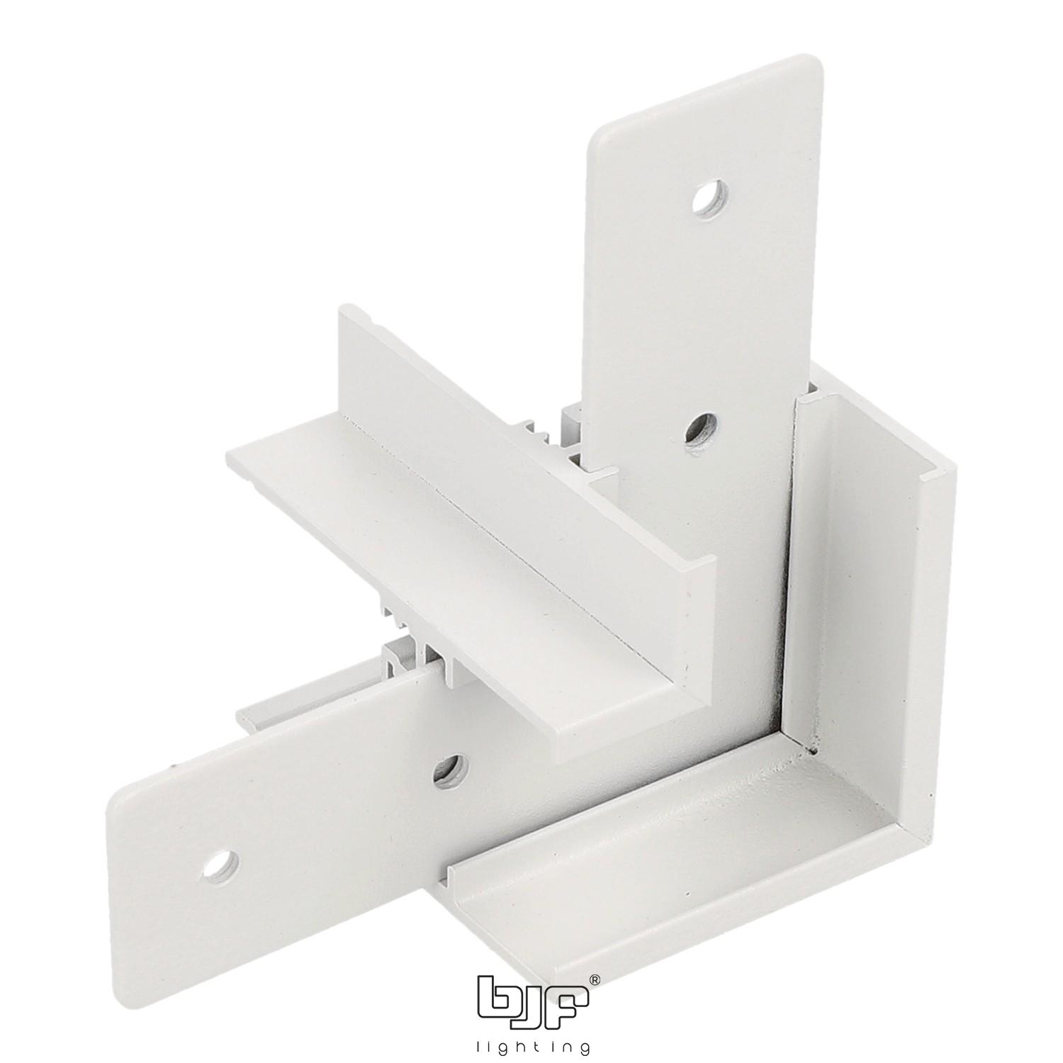 UNION EN L BLANCO PARA CARRIL MAGNETICO PROFUNDO 047-4500 / 047-4501 3 Union En L Blanco Para Carril Magnetico Profundo 047-4500 / 047-4501