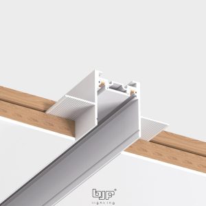 CARRIL MAGNETICO EMPOTRABLE PROFUNDO BLANCO MATE 1m