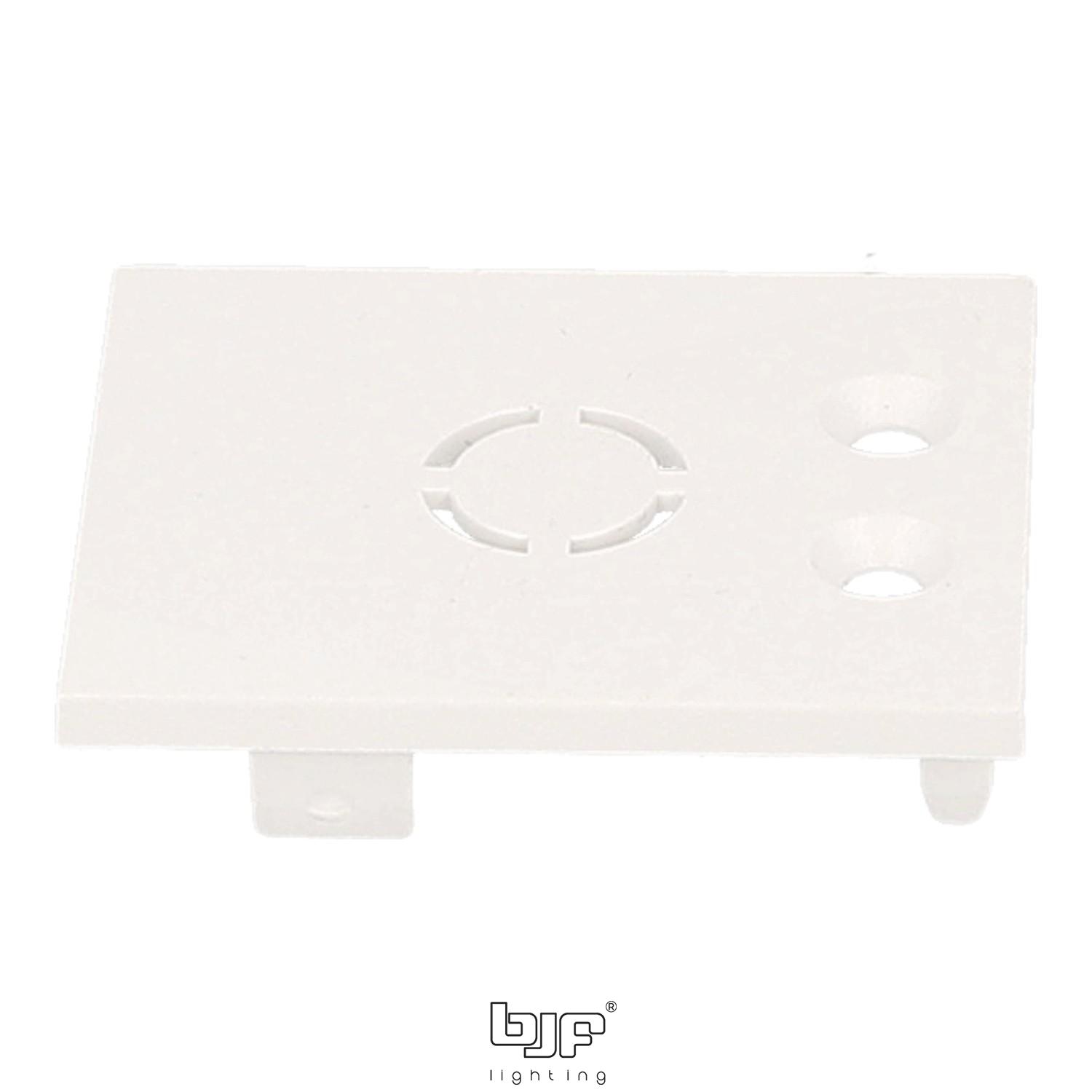 Tapa Final Blanco Para Carril Magnetico 047-4600 / 047-4601