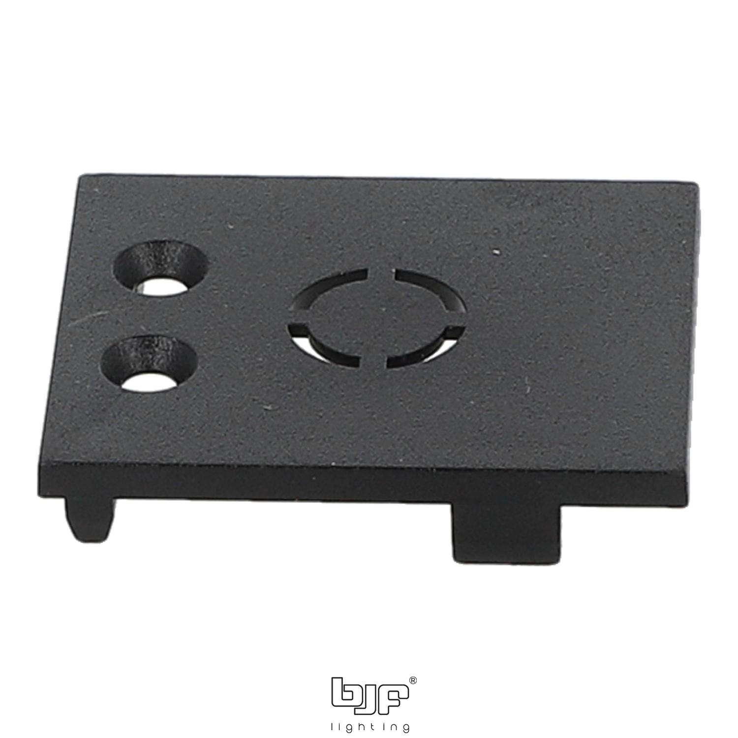 TAPA FINAL NEGRO MATE PARA CARRIL MAGNETICO 047-4700 / 047-4701 2 Tapa Final Negro Mate Para Carril Magnetico 047-4700 / 047-4701