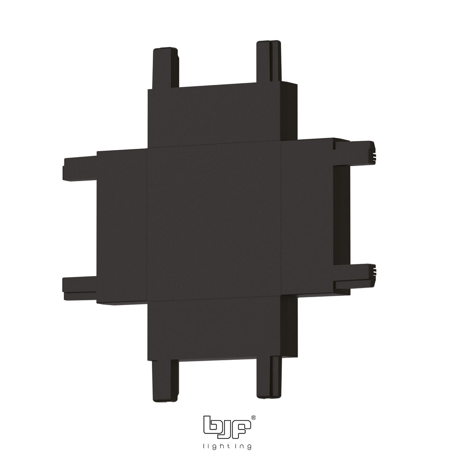 UNION EN CRUZ 4 VIAS NEGRO PARA CARRIL MAGNETICO SLIM 047-4900 / 047-4901 / 047-5000 / 047-5001 1 Union En Cruz 4 Vias Negro Para Carril Magnetico Slim 047-4900 / 047-4901 / 047-5000 / 047-5001