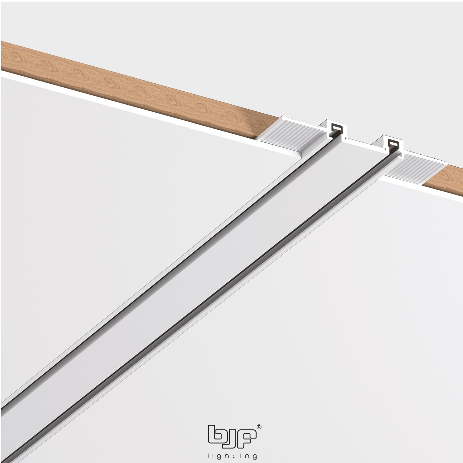 CARRIL MAGNETICO EMPOTRABLE SLIM BLANCO MATE 1m 1 Carril Magnetico Empotrable Slim Blanco Mate 1M