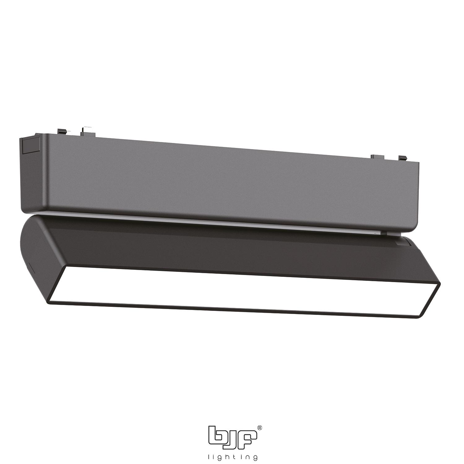 FOCO CARRIL MAGNETICO LINEAL CON DIFUSOR AJUSTABLE 10W 3CCT NEGRO MATE 1 Foco Magnetico Lineal Con Difusor Ajustable 10W Negro Mate