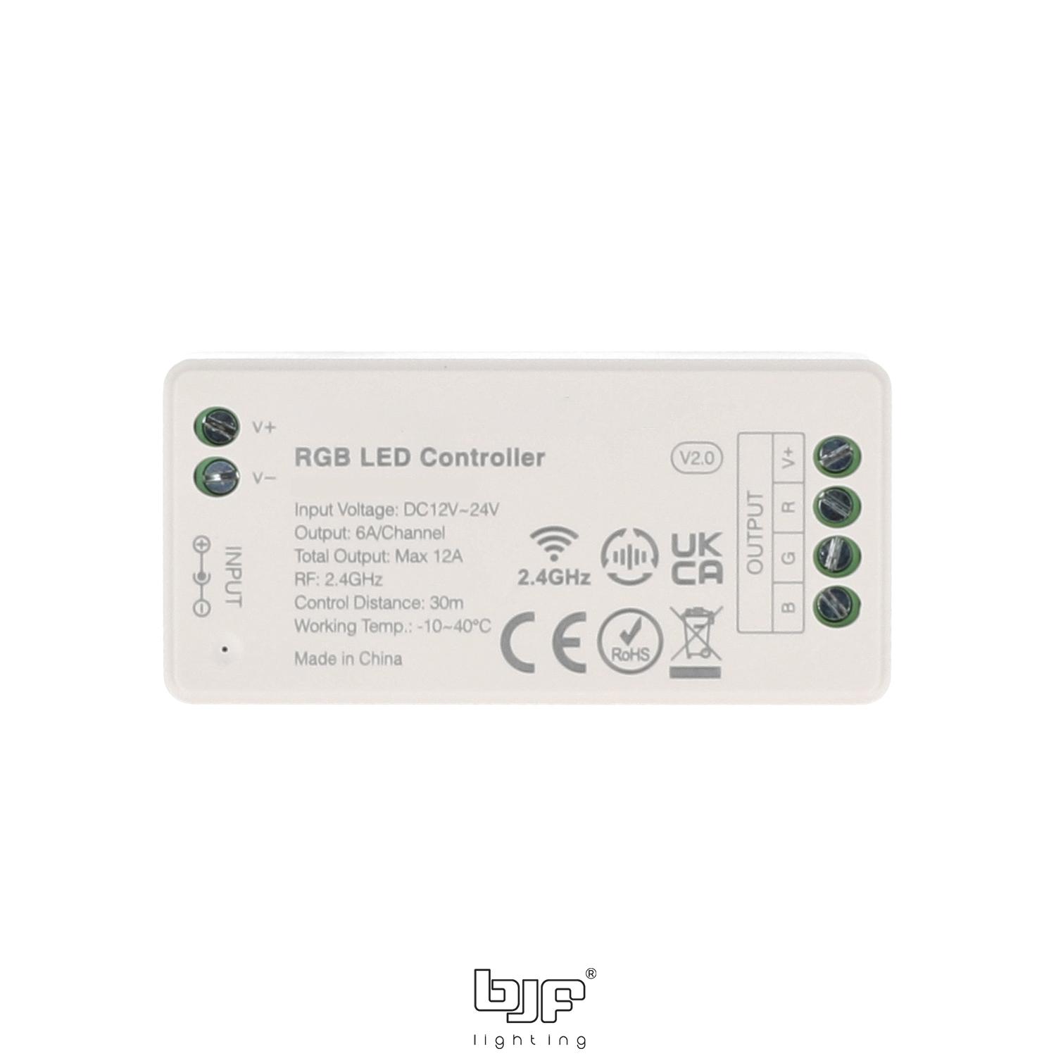 CONTROLADOR 12-24V 12A RGB 1 Controlador 12-24V 12A Rgb