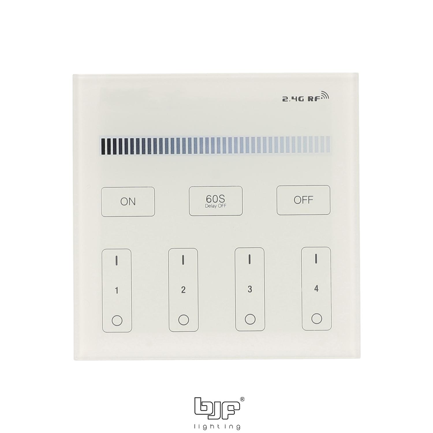 MANDO DE PARED A BATERIA 4 ZONAS MONOCOLOR 1 Mando De Pared A Bateria 4 Zonas Monocolor