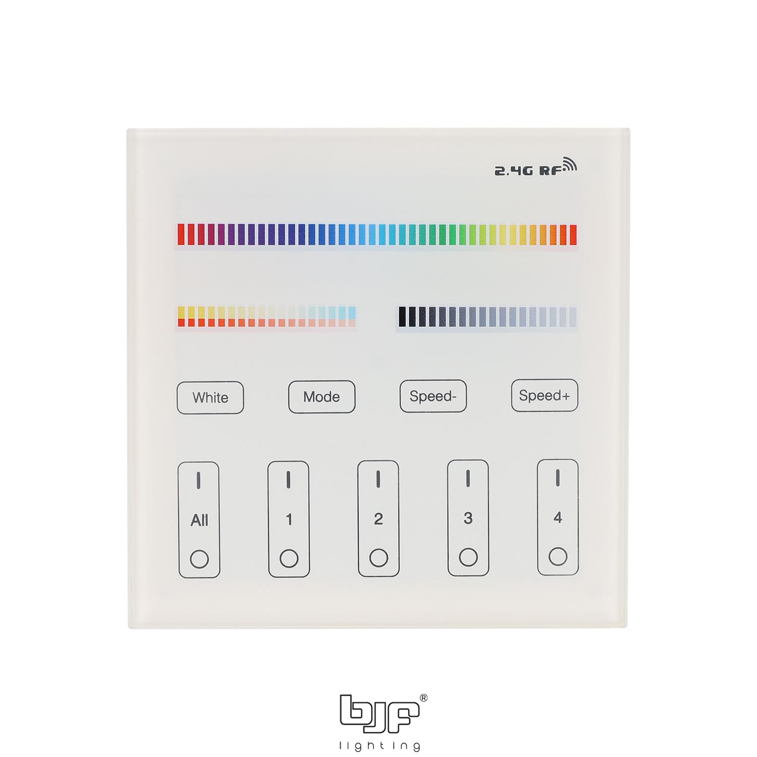 MANDO DE PARED 4 ZONAS RGBCCT 1 Mando De Pared 4 Zonas Rgbcct