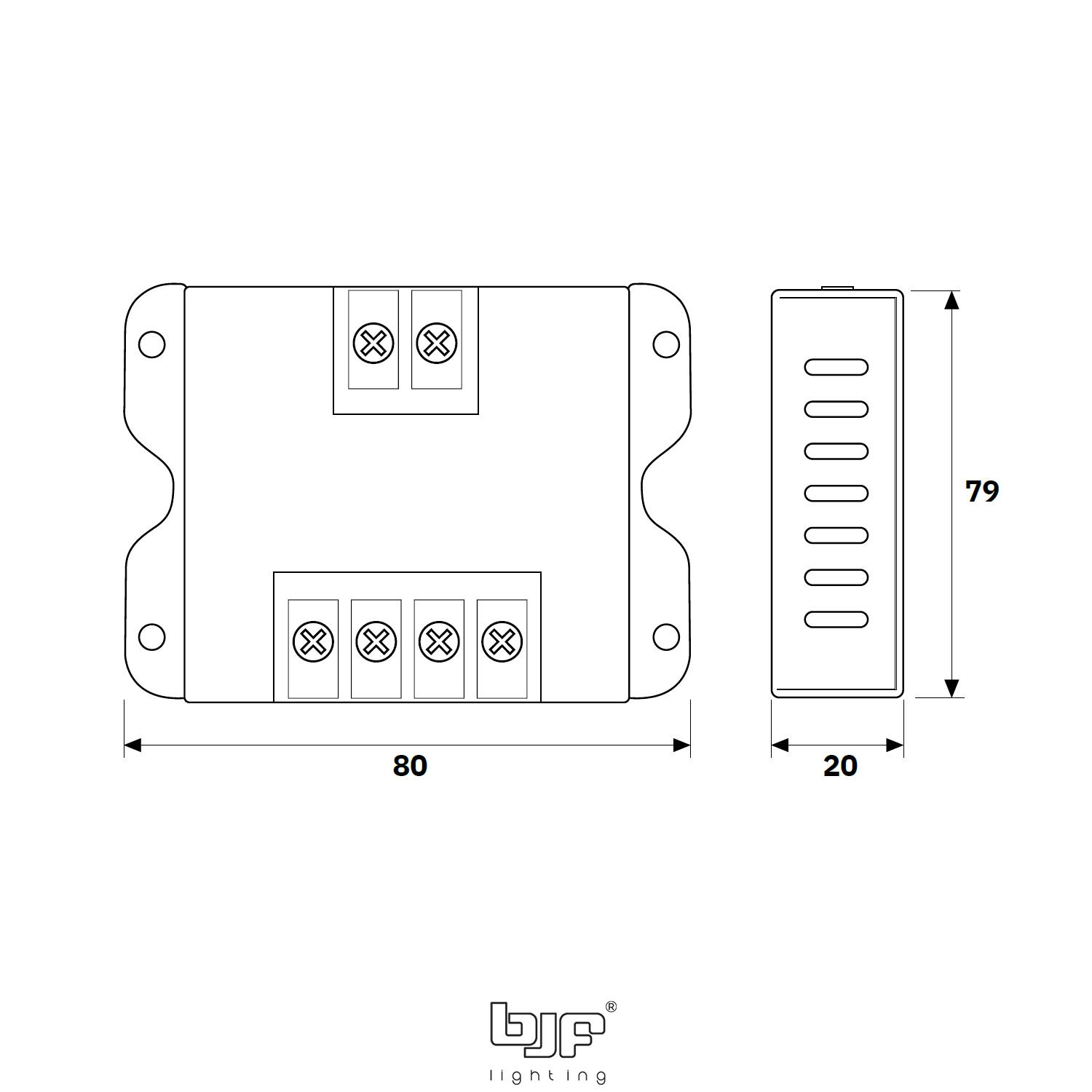 AMPLIFICADOR 5-24V 30A MONOCOLOR 4 Amplificador 5-24V 30A Monocolor