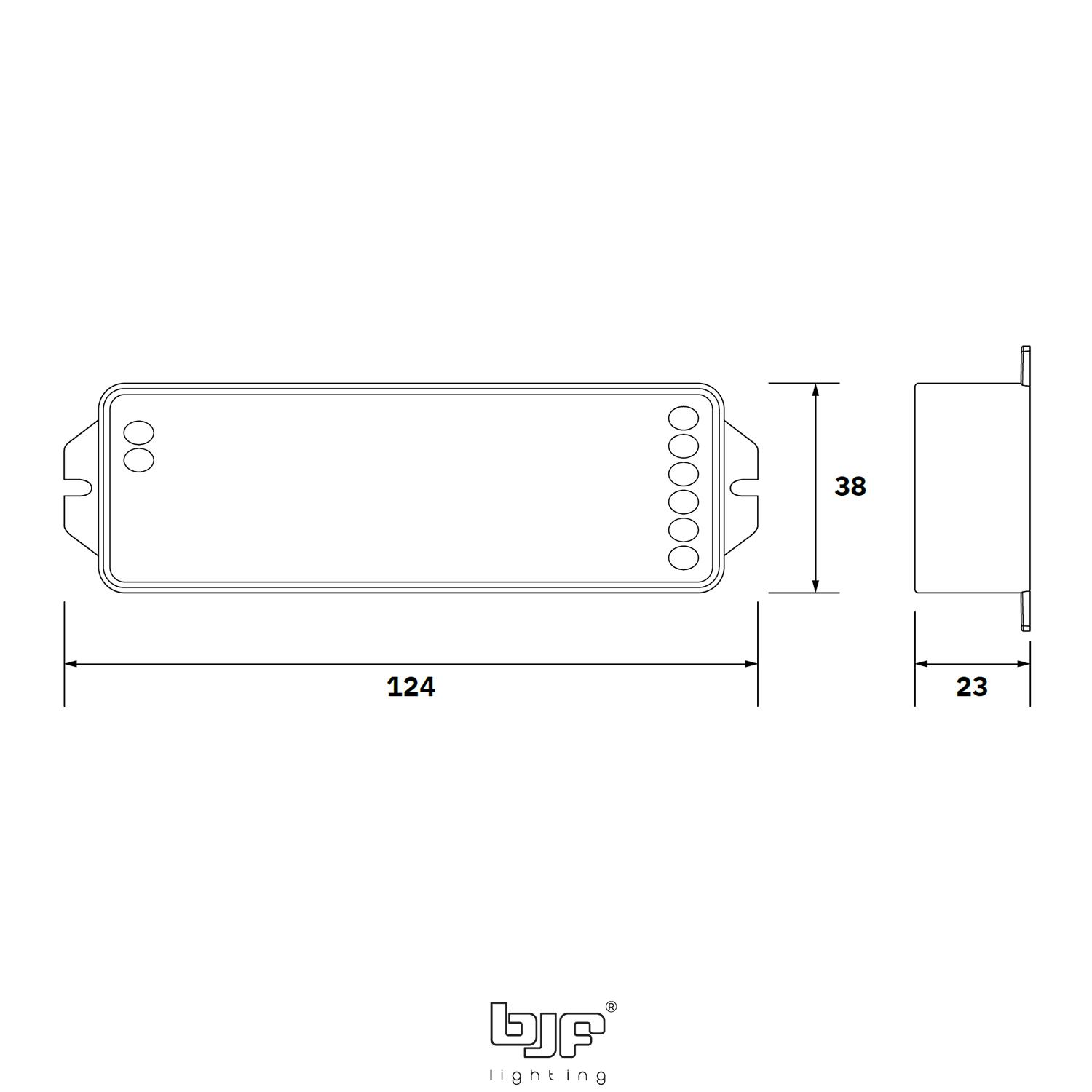 CONTROLADOR LED 5 EN 1 MONOCOLOR-DUAL-RGB-RGBW-RGBCCT ZIGBEE 2 Controlador Led 5 En 1 Monocolor-Dual-Rgb-Rgbw-Rgbcct