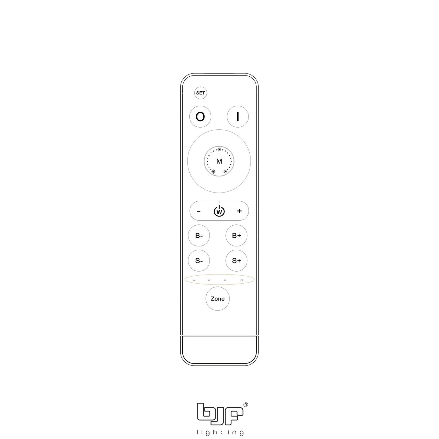 MANDO A DISTANCIA PARA CONTROLADOR 230V 030-858 4 ZONAS RGB-RGBW 3 Mando A Distancia Para Controlador 230V 030-858