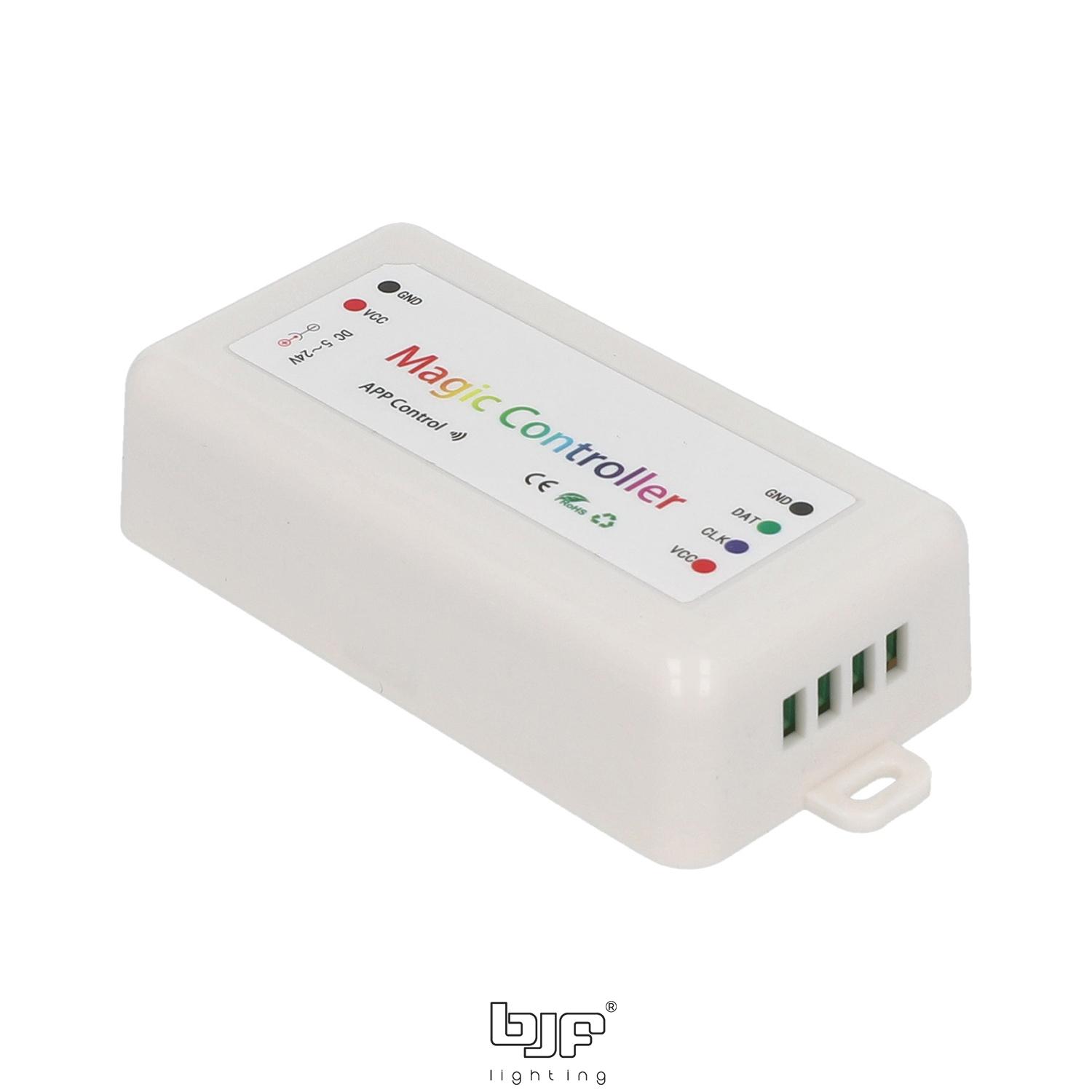 CONTROLADOR LED SPI BLUETOOTH 2048 PIXEL DC5-24V RGBW 1 Controlador Led Spi Bluetooth 2048 Pixel Dc5-24V Rgbw