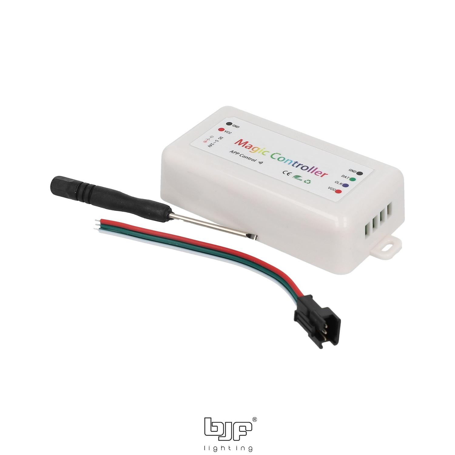 CONTROLADOR LED SPI BLUETOOTH 2048 PIXEL DC5-24V RGBW 2 Controlador Led Spi Bluetooth 2048 Pixel Dc5-24V Rgbw